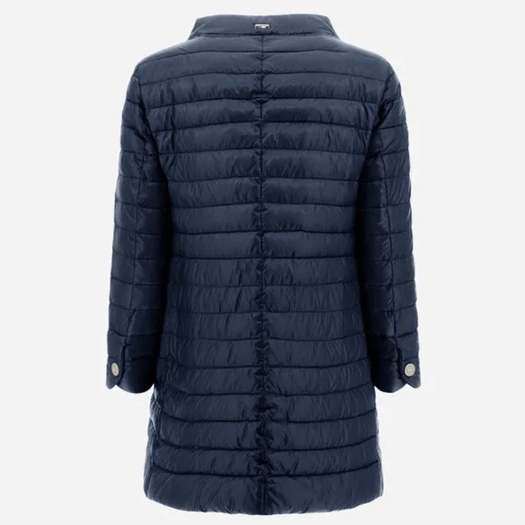 HERNO Ultralight Goose Down Rossella Jacket Navy. Sz US 10| $685 Retail - Picture 6 of 16